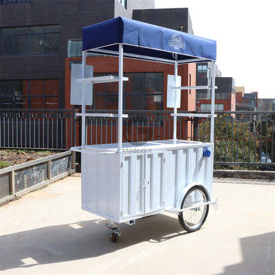 Fornecimento de fábrica Quiosque móvel e carrinho de carregamento Restaurante Fast Food Bicicleta Restaurante Carrinho de frutas