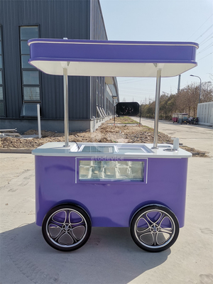 Máquina de gelados para gelados carrinho de gelados com rodas carrinho de gelados exterior com homologação CE