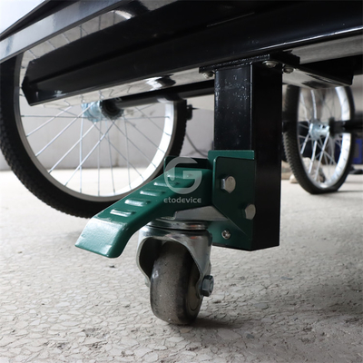 Cores personalizadas Bicicleta móvel Carrinho de comida Tipo de mão de empurrão Longa vida útil