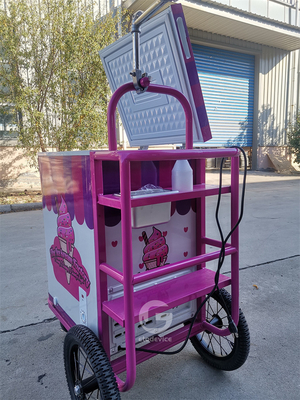 Carrinho de Venda de Sorvete Concessão de lanches Carrinho de Venda móvel