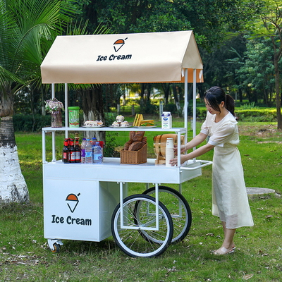 Fácil de operar Bike Crepe Trailer para Eco-conscientes doces Multifuncional