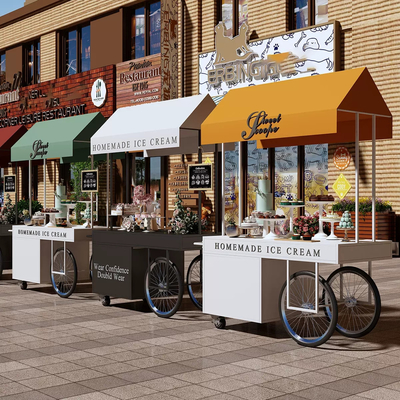Fácil de operar Bike Crepe Trailer para Eco-conscientes doces Multifuncional