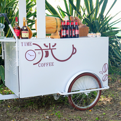 220V/380V Bike Crepe Trailer para a Cidade Moderna Fácil de Operar