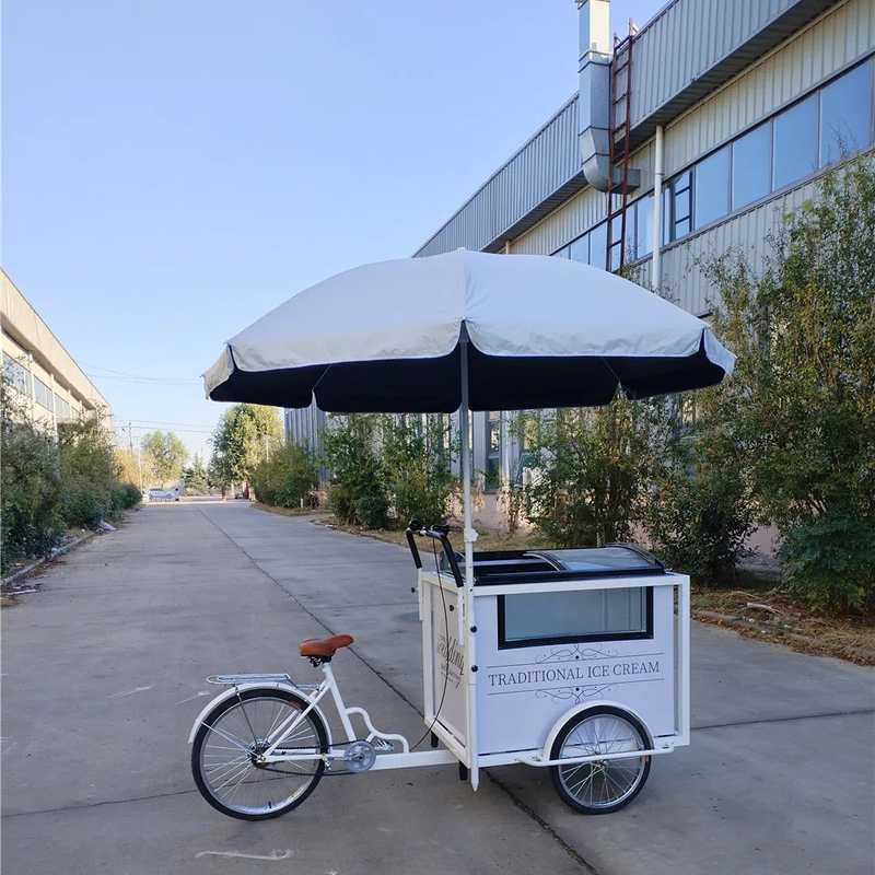 Caminhão elétrico de sorvete italiano Triciclo 220V/380V Voltagem 220*87*240cmcm Tamanho