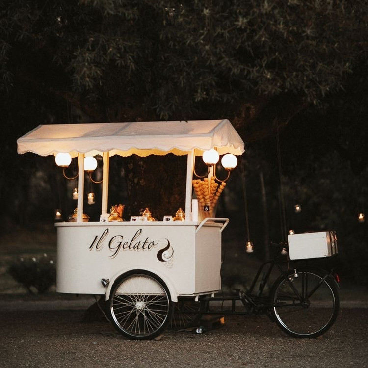 Bicicleta de carro de café de alta produtividade O investimento perfeito para o seu negócio