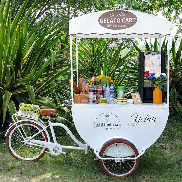 200*90*230cm Carrinhos de venda de cachorros quentes perfeitos para vender lanches em bancas de praia