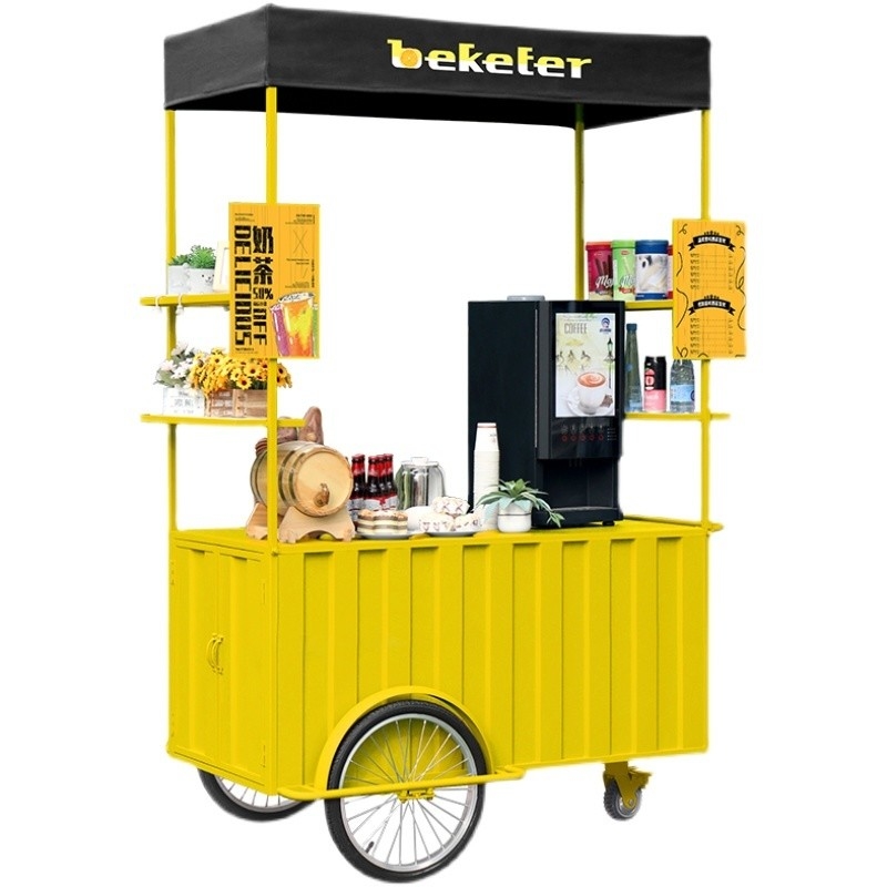Modo de operação manual A arte de projetar um carrinho de comida móvel de triciclo motorizado