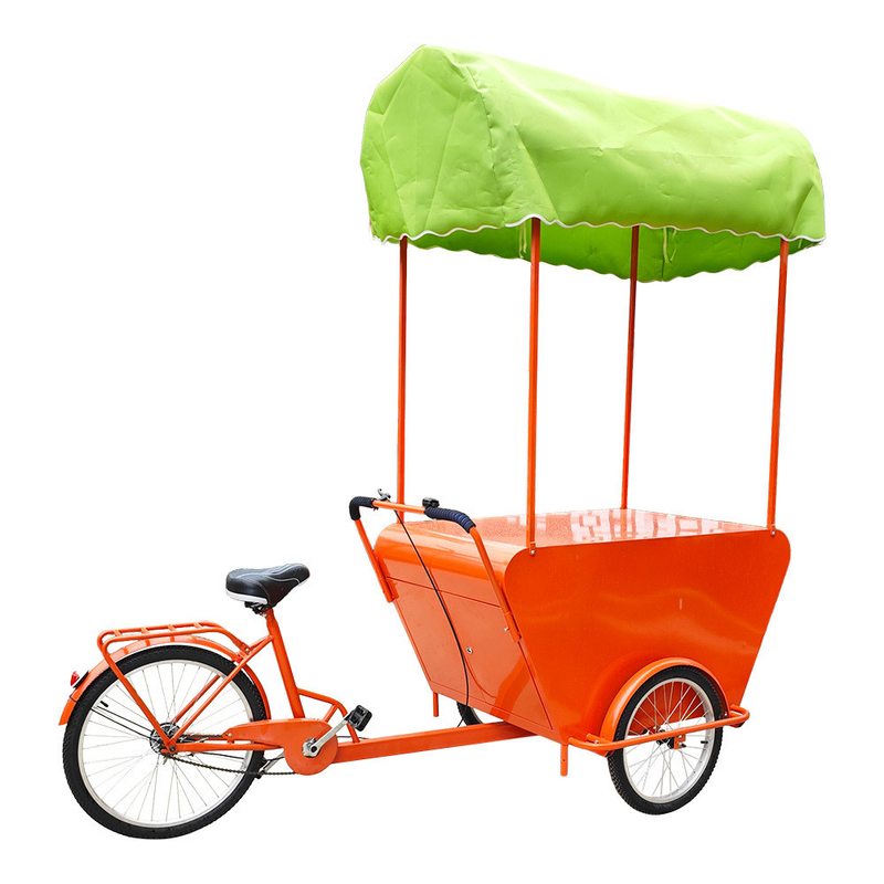 Após o serviço de suporte on-line popular adulto triciclo de carga bicicleta sorvete de carga bicicleta