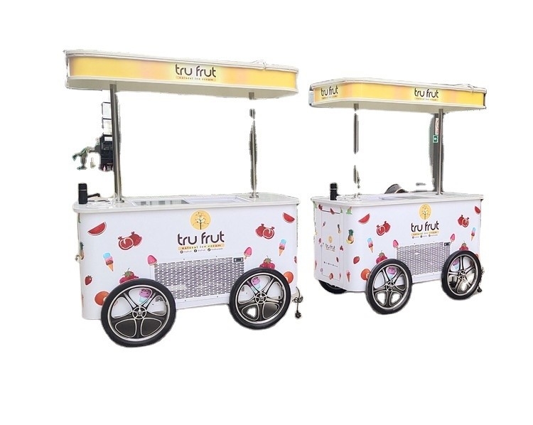 Carrinho de bicicletas de comida sorvete: uma maneira emocionante e moderna de vender suas guloseimas